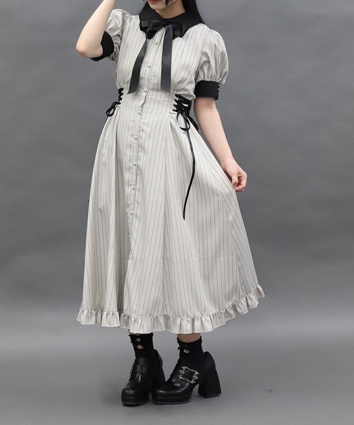 ストライプロングワンピース | POETIQUE -outlet- | axes femme 公式