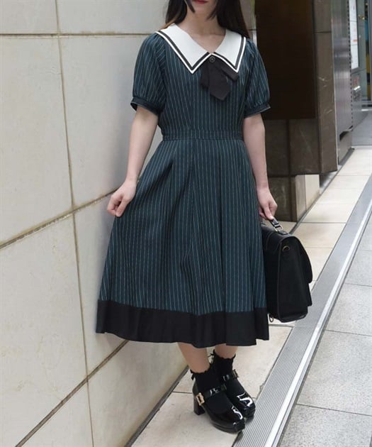 タイ付き×セーラー襟ワンピース | レディース服・レディース タイ付き×セーラー襟ワンピース | レディース服・レディース