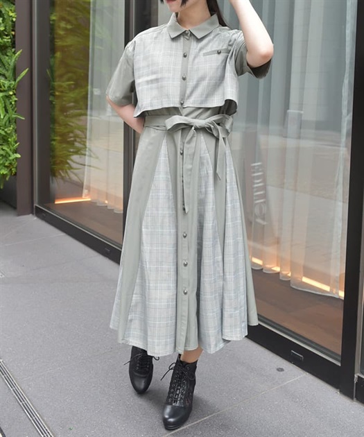 パッチワークワンピース【期間限定価格】 | outlet | axes femme パッチワークワンピース【期間限定価格】 | outlet | axes femme
