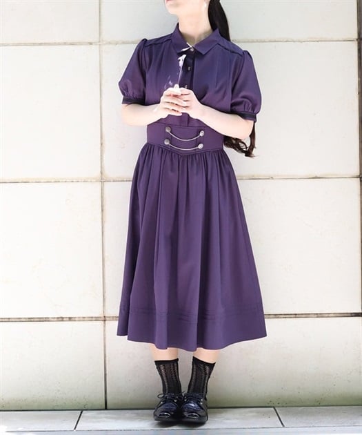 扇子×紅葉刺繍セーラーブラウス【10%OFF対象商品】 | レディース