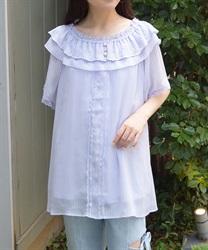 シアーストライプチュニック【WEB先行販売】