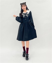 kidsネコ×音符刺繍セーラーワンピ | outlet | axes femme online kidsネコ×音符刺繍セーラーワンピ | outlet | axes femme online