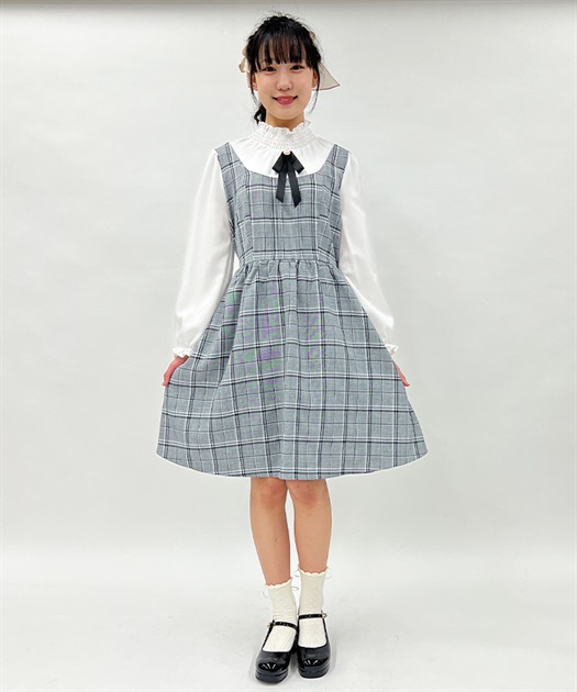 kids重ね着風チェック柄ワンピース | outlet | axes femme kids重ね着風チェック柄ワンピース | outlet | axes femme