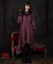 ローズフィッシュテールワンピース【予約】(パープル-F)