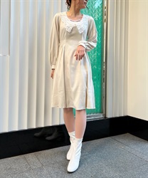 レース襟デザインワンピース【期間限定価格】 | outlet | axes レース襟デザインワンピース【期間限定価格】 | outlet | axes