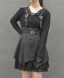 ハーネスベルト付レースワンピース | outlet | axes femme ハーネスベルト付レースワンピース | outlet | axes femme