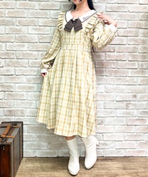 パペトゥリー刺繍ワンピース(ベージュ-M)