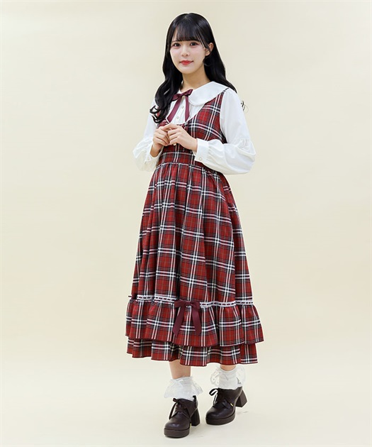 チェックフリルレディワンピース | outlet | axes femme online shop チェックフリルレディワンピース | outlet | axes femme online shop