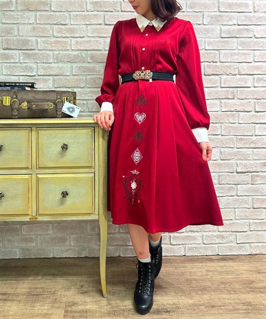 トランプ刺繍ワンピース | レディース服・レディース トランプ刺繍ワンピース | レディース服・レディース
