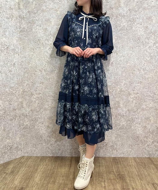 ブーケレースワンピース | outlet | axes femme online shop ブーケレースワンピース | outlet | axes femme online shop