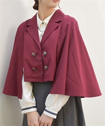マント風ケープジャケット【10%OFF対象商品】 | axes femme | axes femme online shop マント風ケープジャケット【10%OFF対象商品】 | axes femme | axes femme online shop