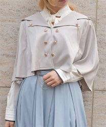 チェーン付フードケープ(ベージュ-F)