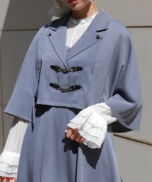 ビット付ケープジャケット