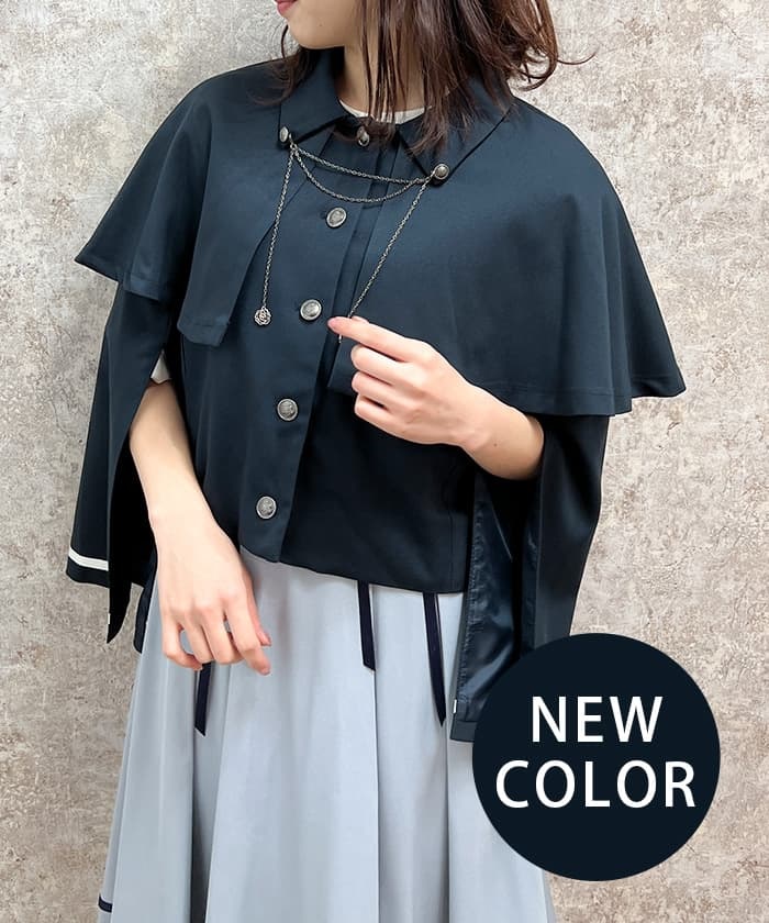 チェーン付ケープジャケット | レディース服・レディース チェーン付ケープジャケット | レディース服・レディース