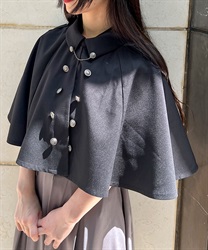 チェーン付きダブル釦ケープ | axes femme | axes femme online shop チェーン付きダブル釦ケープ | axes femme | axes femme online shop