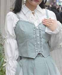 フリルビスチェ【WEB先行販売】(ミント-F)