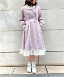 レース襟付トレンチコート | axes femme | axes femme online shop レース襟付トレンチコート | axes femme | axes femme online shop