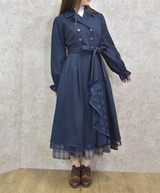 ラッフルフリルトレンチコート | outlet | axes femme online shop ラッフルフリルトレンチコート | outlet | axes femme online shop