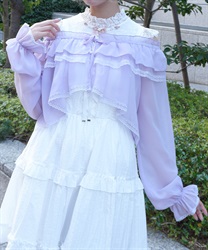 ２ＷＡＹオフショルボレロ【POE】(ラベンダー-Ｍ)