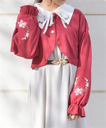 ストロベリー刺繍ボレロ | axes femme | axes femme online shop ストロベリー刺繍ボレロ | axes femme | axes femme online shop