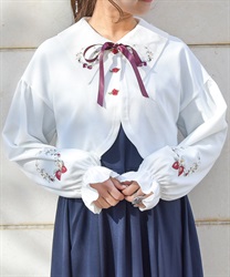 ストロベリー刺繍ボレロ | axes femme | axes femme online shop ストロベリー刺繍ボレロ | axes femme | axes femme online shop
