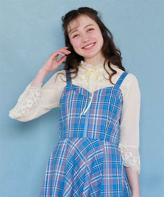 プチローズ×リボンレースブラウス | レディース服・レディース