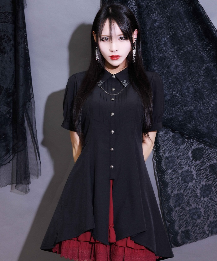 ブラウス ブラック | axes femme(アクシーズファム)公式onlineshop