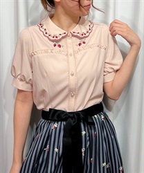 ストロベリー刺繍ブラウス | レディース服・レディース ストロベリー刺繍ブラウス | レディース服・レディース