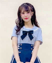リボン付セーラーカラーブラウス