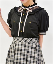 クラシカルブラウス【WEB先行販売】(黒-F)