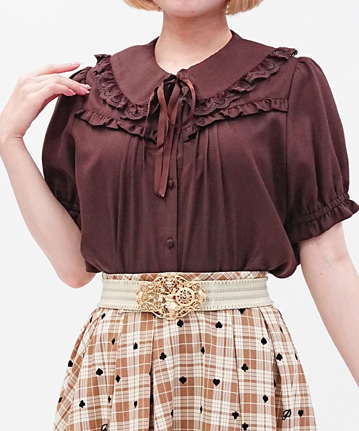 半袖 フリル | axes femme(アクシーズファム)公式onlineshop