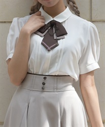 チェーンタイセットブラウス(生成り-M)