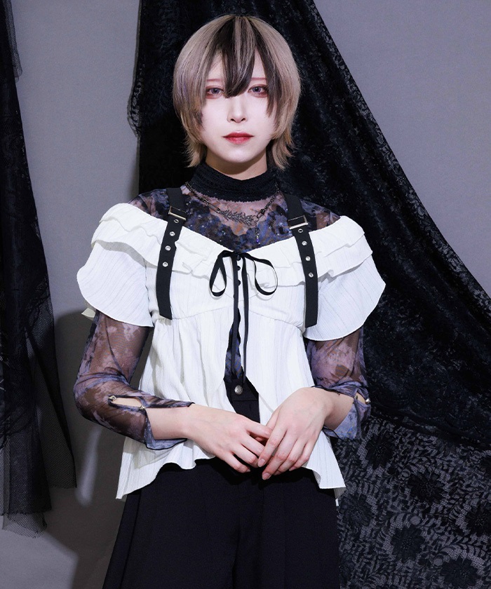 オフショルフレア袖トップス | NIBBLE POISON | axes femme 公式