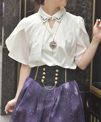 ステラ刺繍ブラウス【予約】(生成り-F)