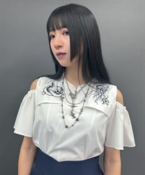 ダークマリン刺繍肩あきブラウス | レディース服・レディース ダークマリン刺繍肩あきブラウス | レディース服・レディース