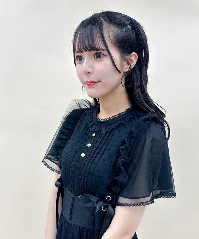 フレア袖ドットドビーブラウス | outlet | axes femme online shop フレア袖ドットドビーブラウス | outlet | axes femme online shop