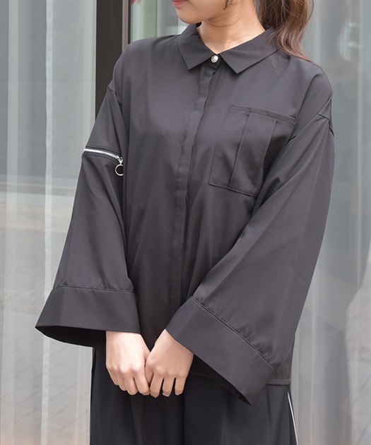 ジップスリーブシャツ【WEB限定価格】 | axes femme | axes ジップスリーブシャツ【WEB限定価格】 | axes femme | axes