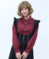 Ｗｉｓｈ　Ｈｅａｒｔブラウス(ワイン-M)