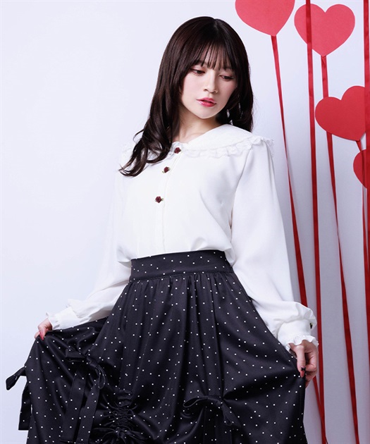 レース襟ブラウス | axes femme | axes femme online shop