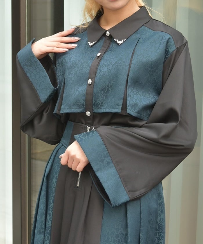 セットアップ対応】ジャガードブラウス | axes femme | axes femme