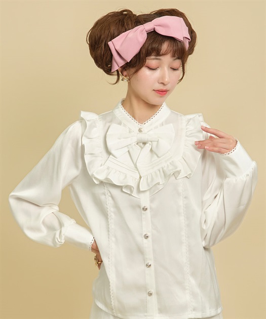 ヴィンテージサテンブラウス | kawaii | axes femme online shop ヴィンテージサテンブラウス | kawaii | axes femme online shop