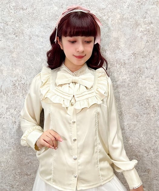 ヴィンテージサテンブラウス | kawaii | axes femme online shop ヴィンテージサテンブラウス | kawaii | axes femme online shop