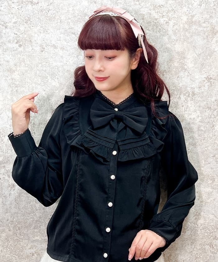 ヴィンテージサテンブラウス | kawaii | axes femme 公式オンライン