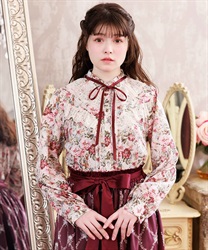 フラワーガーデン柄ブラウス | レディース服・レディース フラワーガーデン柄ブラウス | レディース服・レディース
