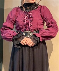 新品】axes ミュシャ／イレヘムブラウス(グレー)