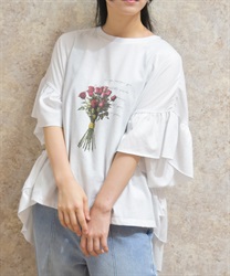 アソートフリルＴシャツ(白-F)