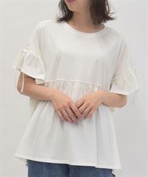接触冷感切替フレアロングプルオーバー【WEB先行販売】(生成り-F)