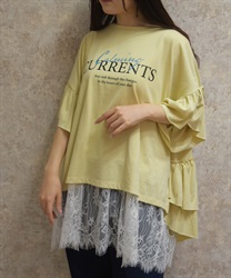 アソートＰＴフリルＴシャツ(イエロー-F)