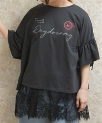 アソートＰＴフリルＴシャツ(チャコール-F)