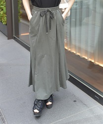 切替スエットマーメイドスカート【2点10%OFF対象商品】(カーキ-F)